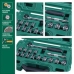 JOGO DE SOQUETES SEXTAVADO DE 10 A 24MM ENCAIXE 1/2 COM 15 PEÇAS ST09525SJ SATA