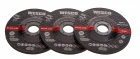 CONJUNTO DE 3 DISCOS ABRASIVOS 4 POL - WS8970.1 WESCO