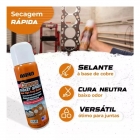 SELANTE JUNTA CABECOTE SPRAY COBRE ABRO COPPER GASKET 255G FORMADOR DE JUNTAS COBRE